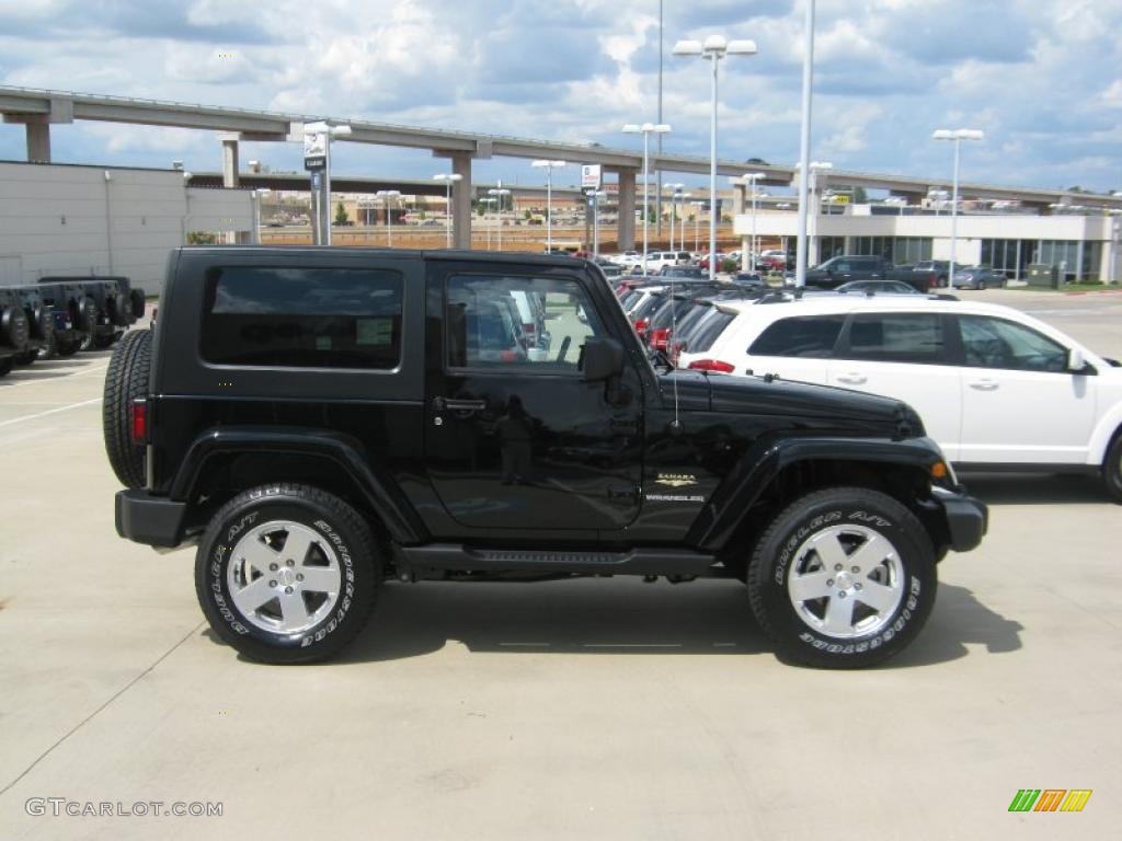 2010 Wrangler Sahara 4x4 - Black / Dark Slate Gray/Medium Slate Gray photo #6