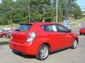 2009 Red Hot Metallic Pontiac Vibe 2.4  photo #3