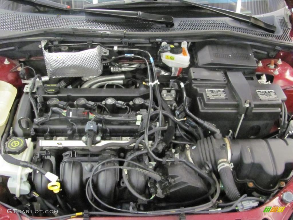 2007 Focus ZX5 SES Hatchback - Dark Toreador Red Metallic / Charcoal photo #12