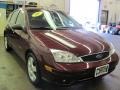 2007 Dark Toreador Red Metallic Ford Focus ZX5 SES Hatchback  photo #16