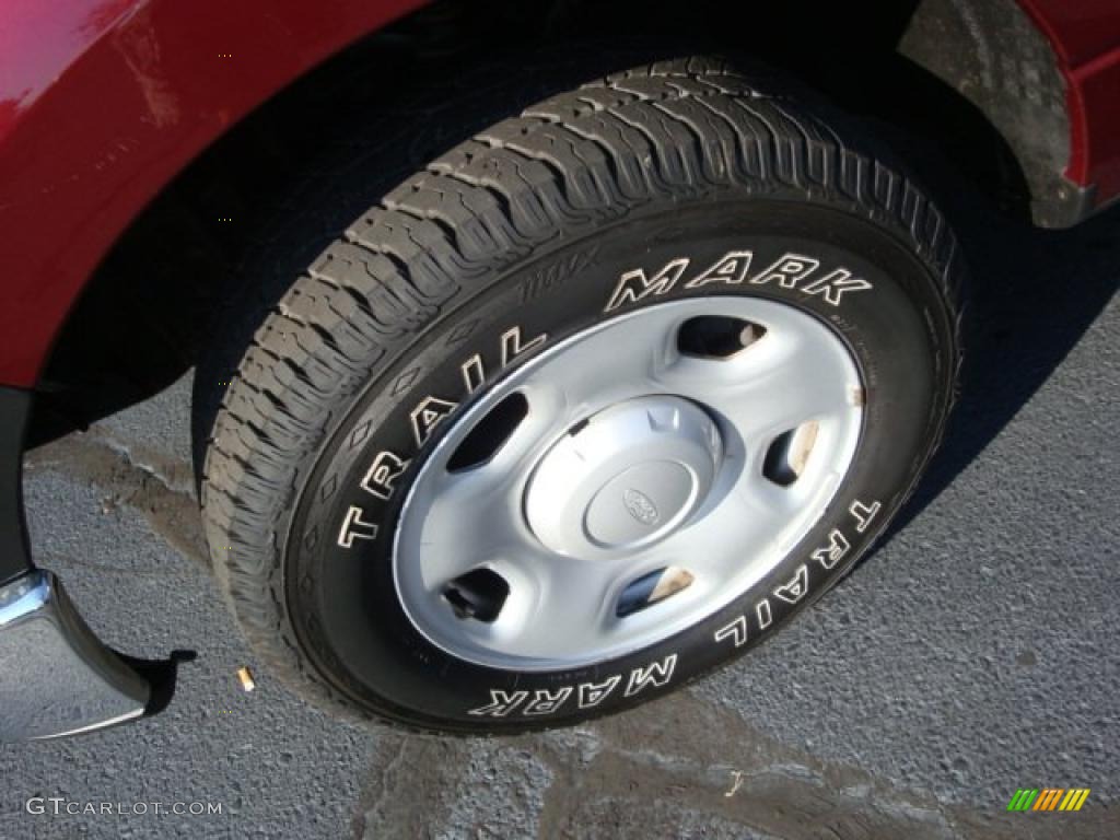 2006 F150 XLT SuperCab - Dark Toreador Red Metallic / Medium/Dark Flint photo #9