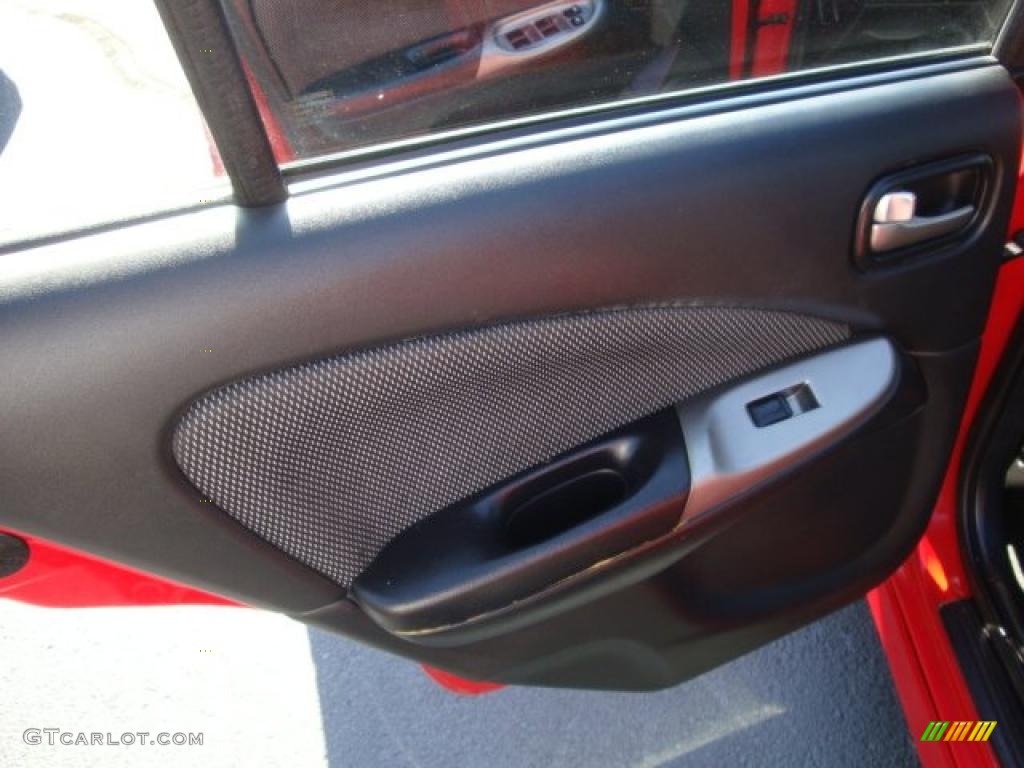 2004 Sentra SE-R - Aztec Red / Charcoal photo #13