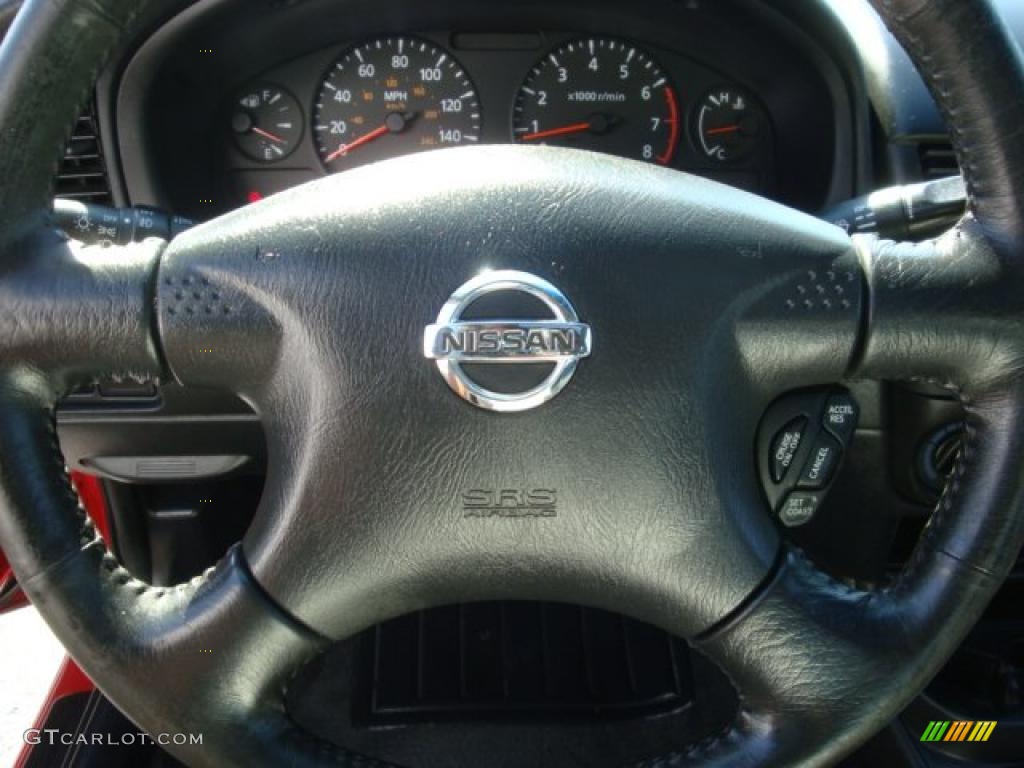 2004 Sentra SE-R - Aztec Red / Charcoal photo #17