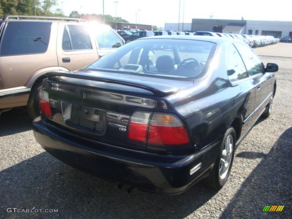 1996 Accord EX Coupe - Granada Black Pearl Metallic / Gray photo #2