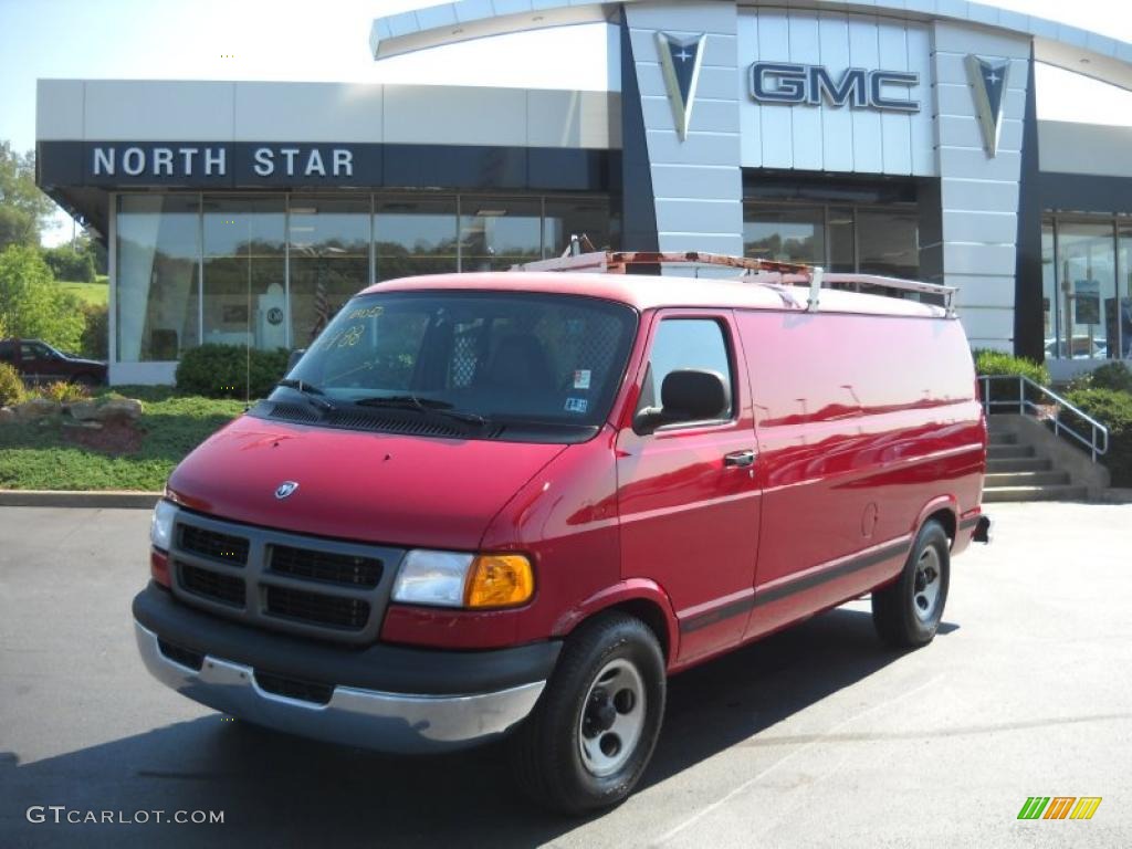 2003 Ram Van 1500 Commercial - Colorado Red / Dark Slate Gray photo #1