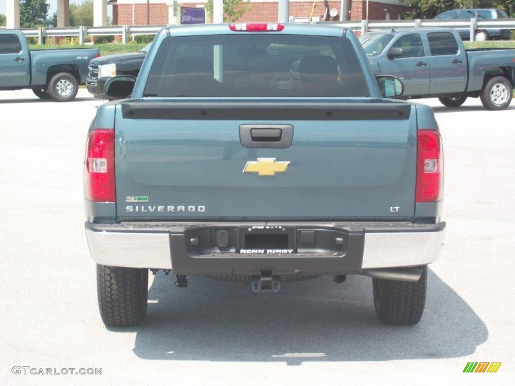 2011 Silverado 1500 LT Regular Cab 4x4 - Blue Granite Metallic / Ebony photo #13