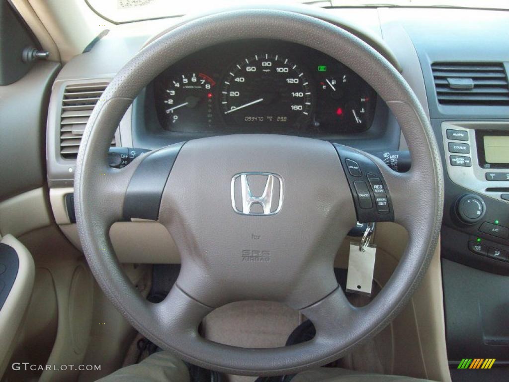 2006 Accord Value Package Sedan - Desert Mist Metallic / Ivory photo #22