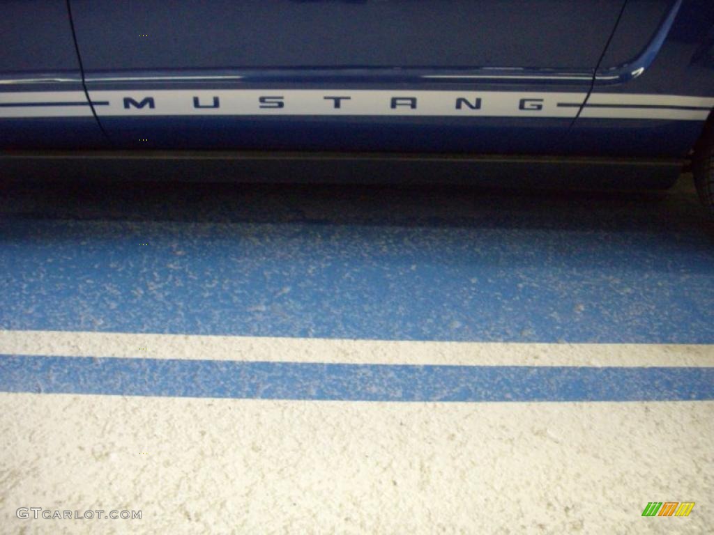 2007 Mustang V6 Deluxe Coupe - Vista Blue Metallic / Dark Charcoal photo #4