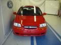 2007 Sport Red Chevrolet Aveo 5 LS Hatchback  photo #2