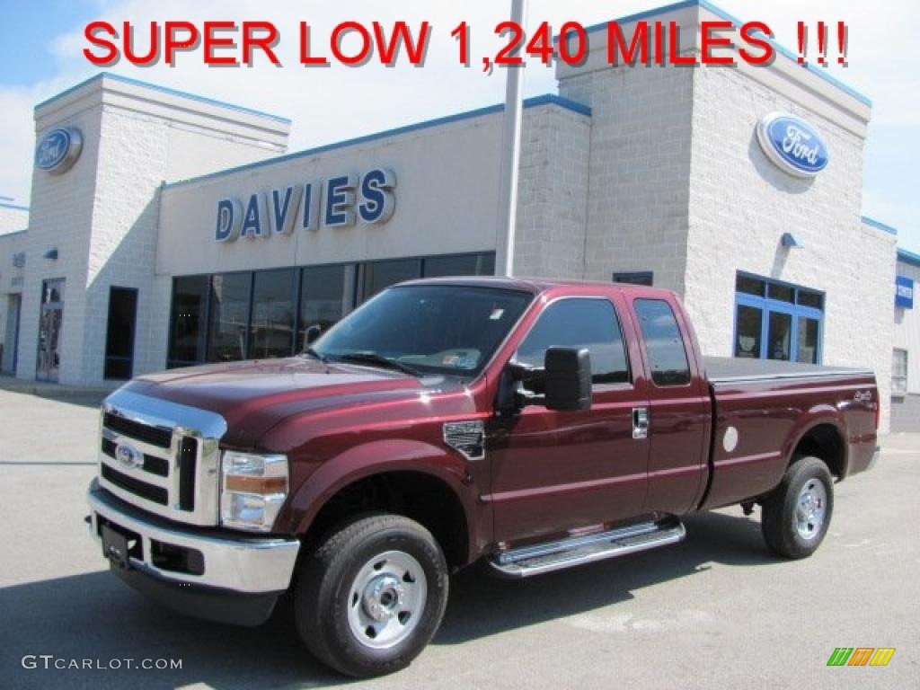 Royal Red Metallic Ford F250 Super Duty