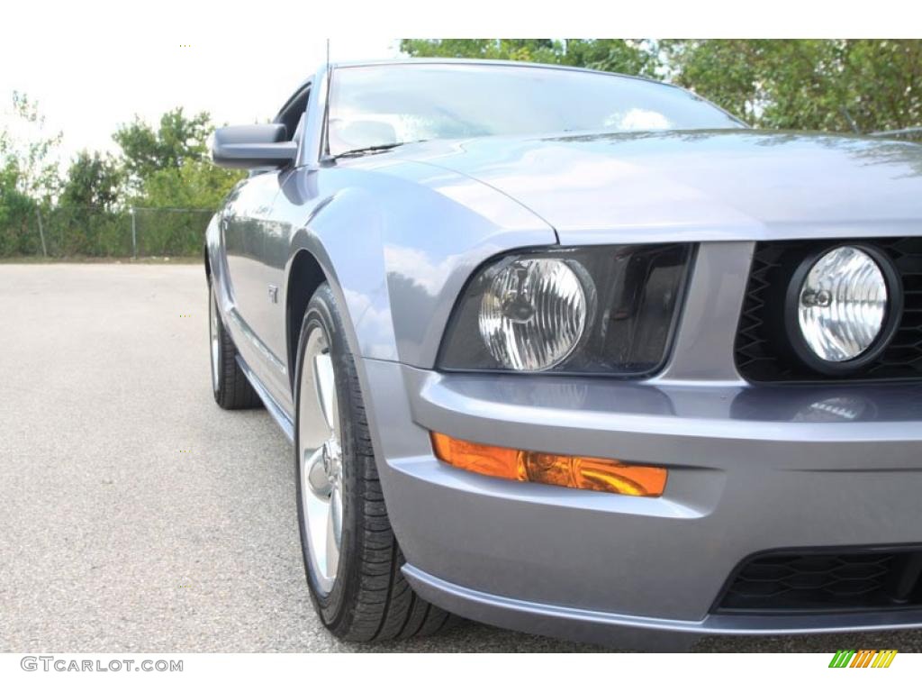 2006 Mustang GT Premium Coupe - Satin Silver Metallic / Dark Charcoal photo #10