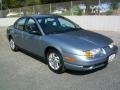 2002 Silver Blue Saturn S Series SL2 Sedan  photo #9