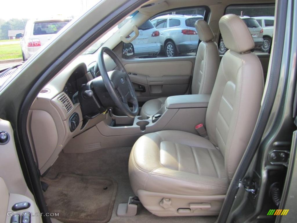 Medium Parchment Interior 2002 Ford Explorer Xlt Photo