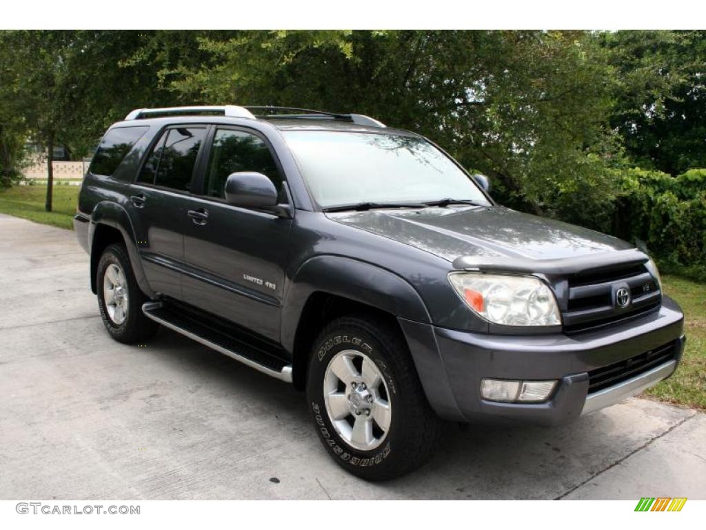 2003 4Runner Limited 4x4 - Galactic Gray Mica / Stone photo #13