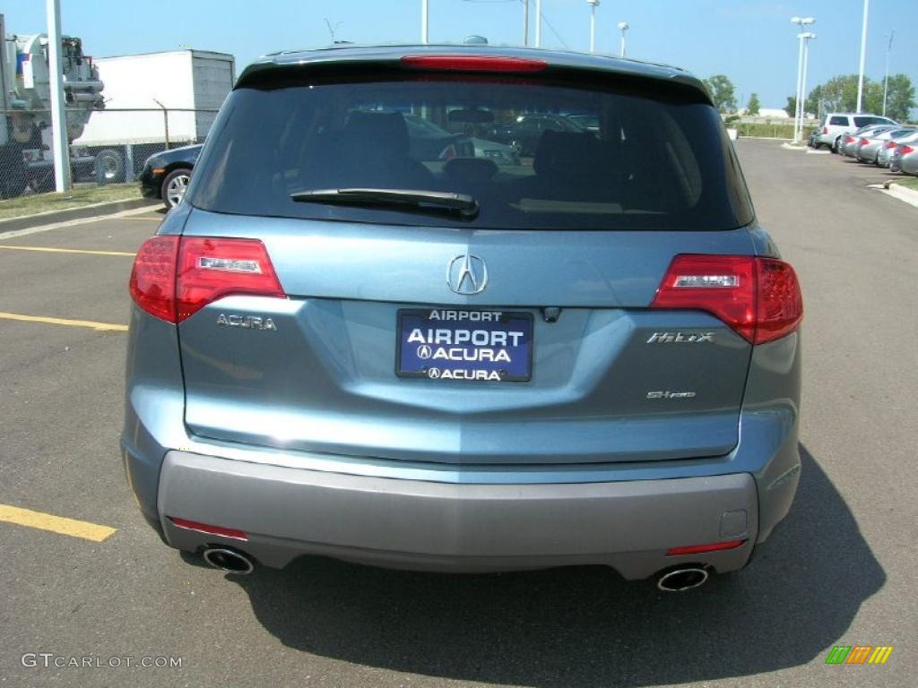 2007 MDX Technology - Steel Blue Metallic / Taupe photo #6