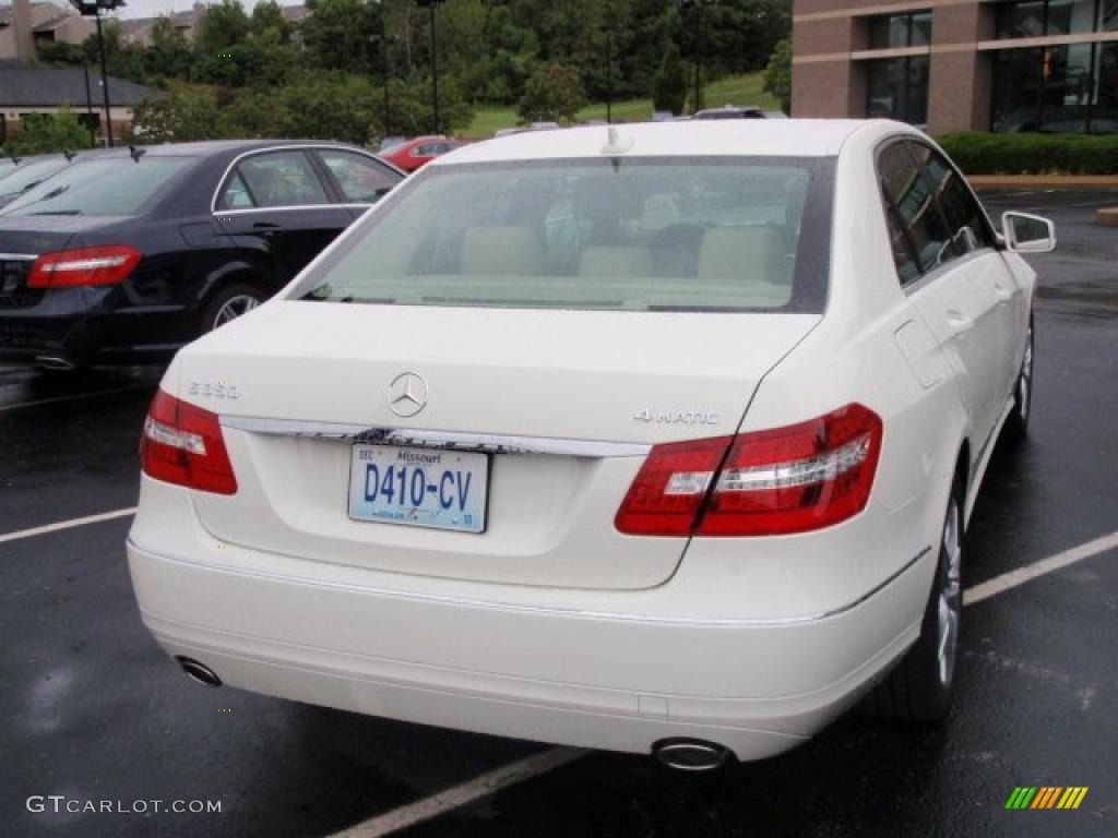2011 E 350 4Matic Sedan - Arctic White / Almond/Mocha photo #7
