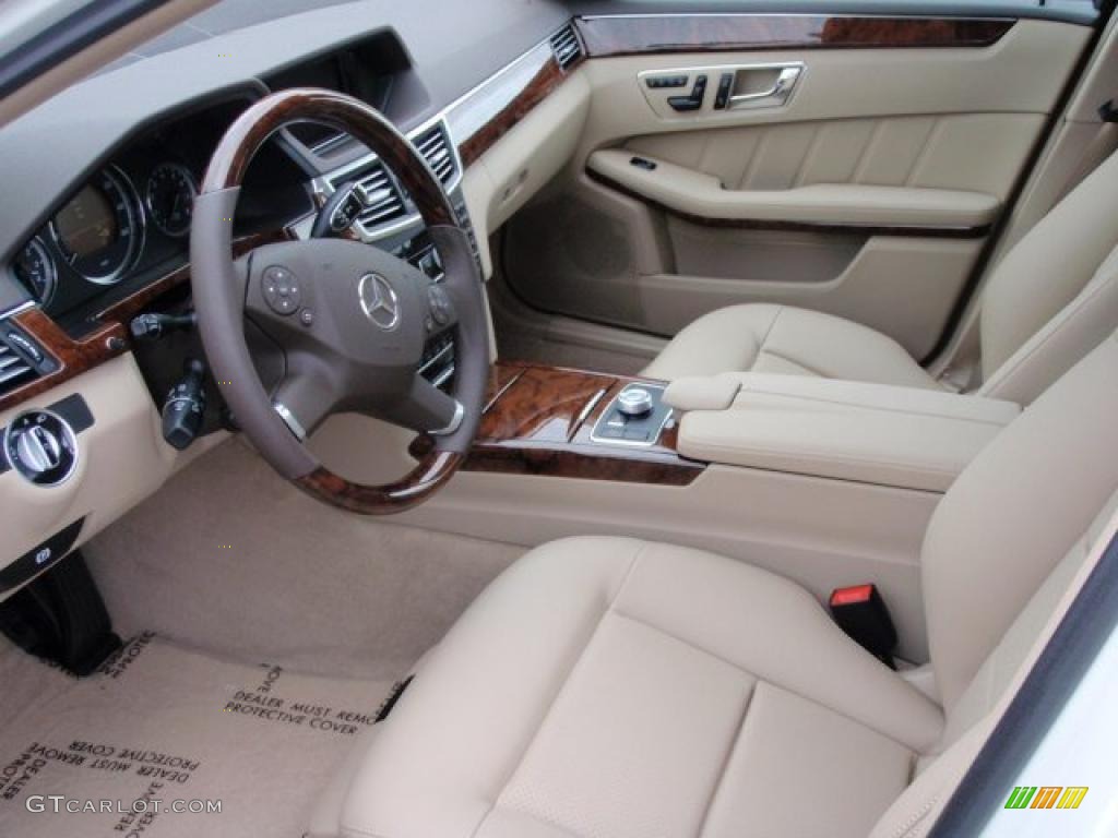 2011 E 350 4Matic Sedan - Arctic White / Almond/Mocha photo #10