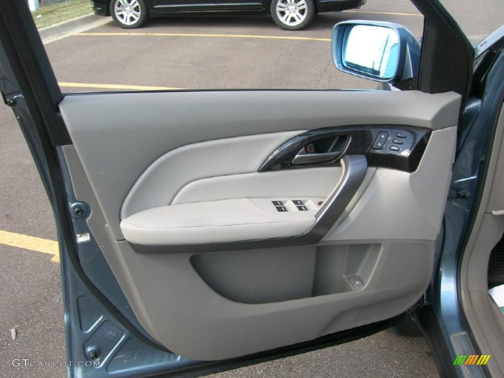 2007 MDX Technology - Steel Blue Metallic / Taupe photo #18