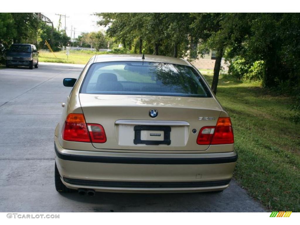 2000 3 Series 328i Sedan - Light Yellow Metallic / Black photo #8