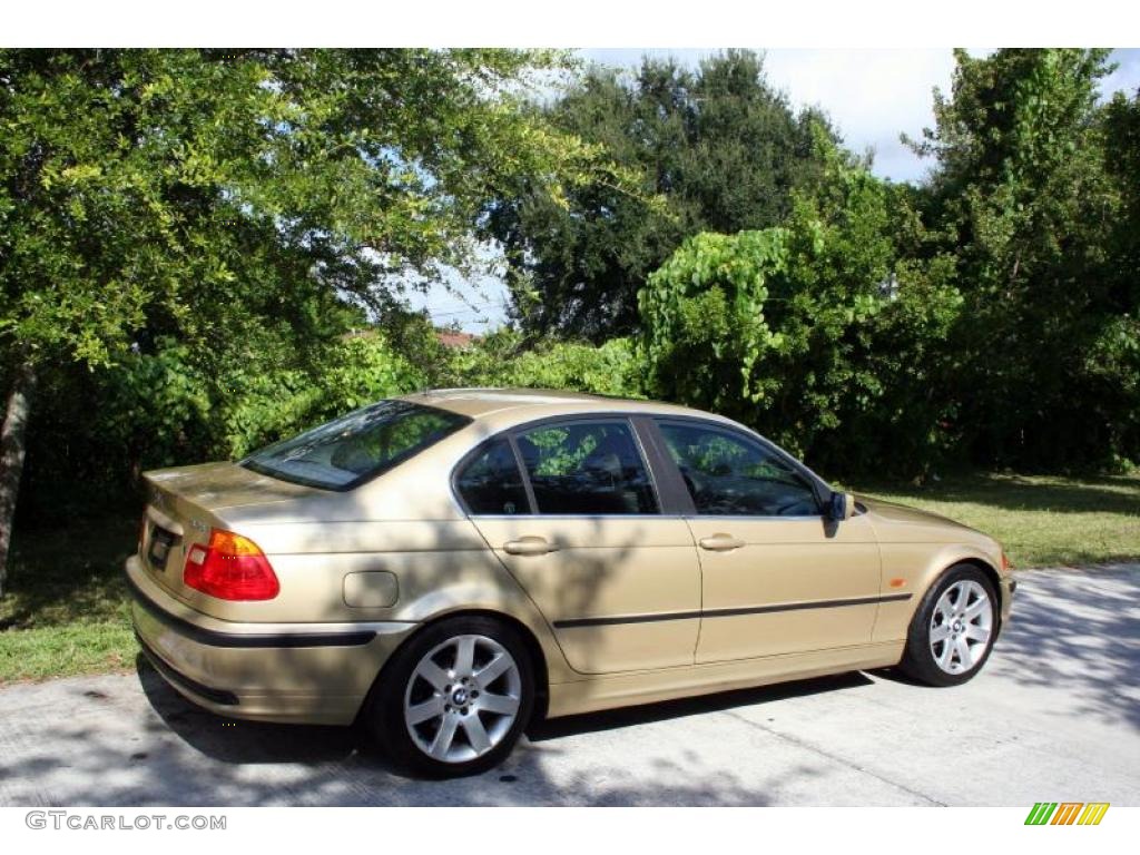 2000 3 Series 328i Sedan - Light Yellow Metallic / Black photo #11