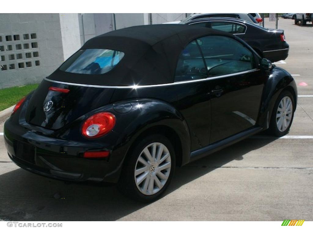 2009 New Beetle 2.5 Convertible - Black / Black photo #14