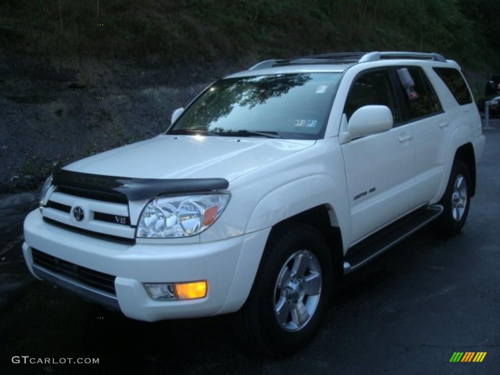 2004 4Runner Limited 4x4 - Natural White / Taupe photo #11