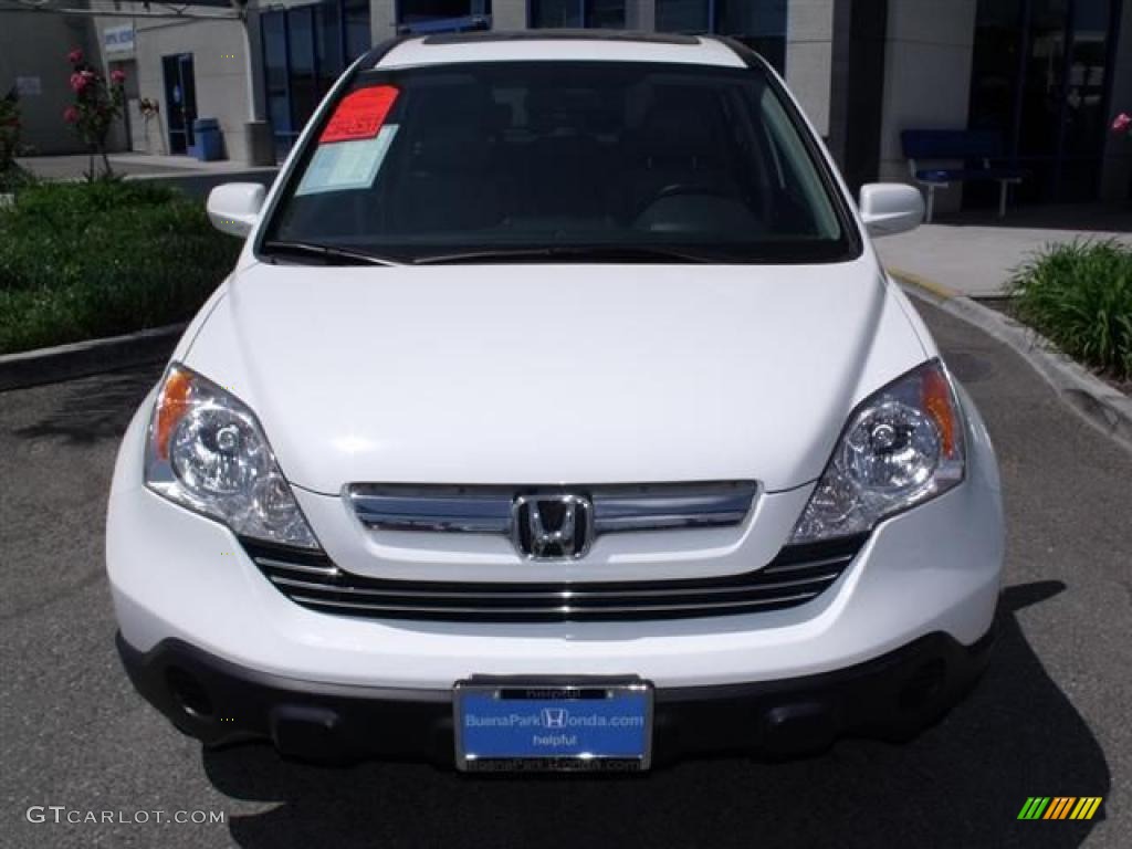 2009 CR-V EX-L - Taffeta White / Gray photo #2