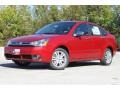 2010 Sangria Red Metallic Ford Focus SEL Sedan  photo #4