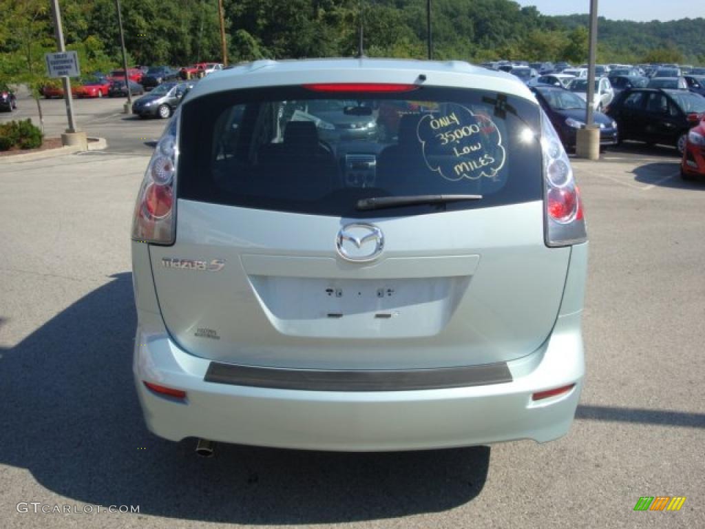 2007 MAZDA5 Sport - Stellar Greensilver Metallic / Black photo #3