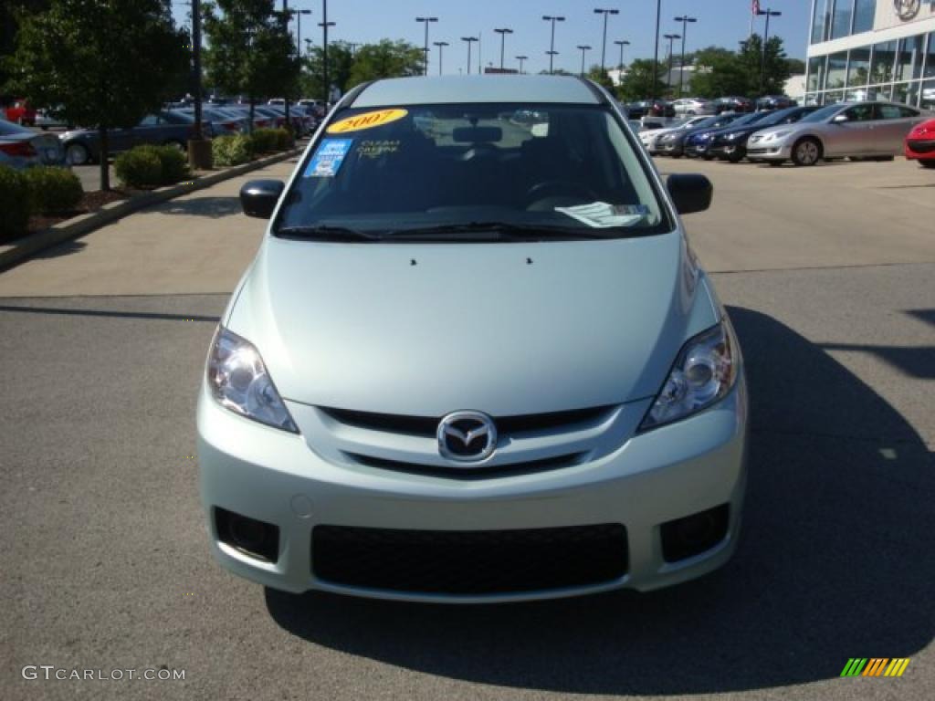 2007 MAZDA5 Sport - Stellar Greensilver Metallic / Black photo #6