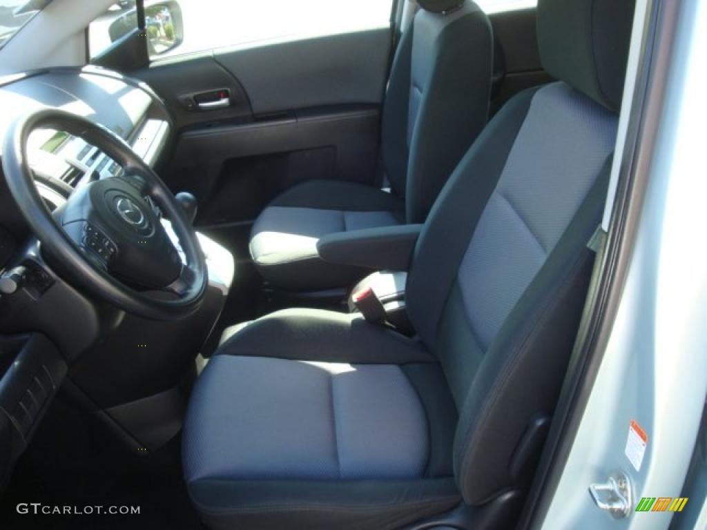 2007 MAZDA5 Sport - Stellar Greensilver Metallic / Black photo #8