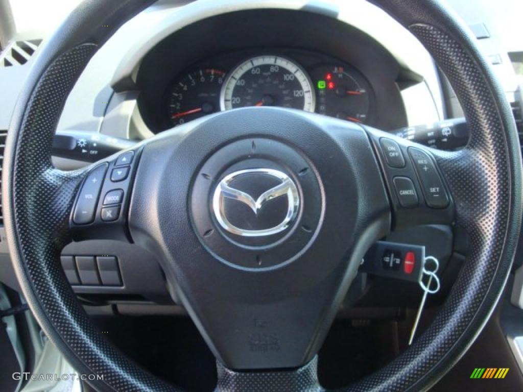 2007 MAZDA5 Sport - Stellar Greensilver Metallic / Black photo #12