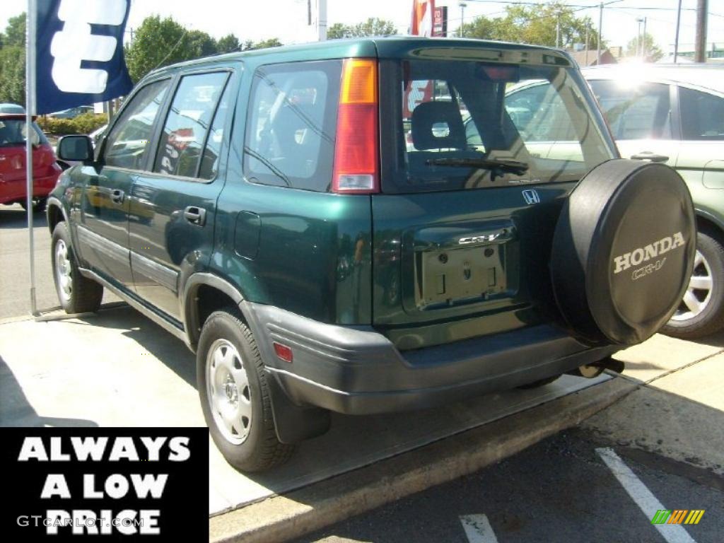 1999 CR-V LX 4WD - Clover Green Pearl / Charcoal photo #3