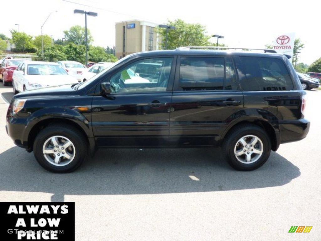 2006 Pilot EX 4WD - Nighthawk Black Pearl / Gray photo #4