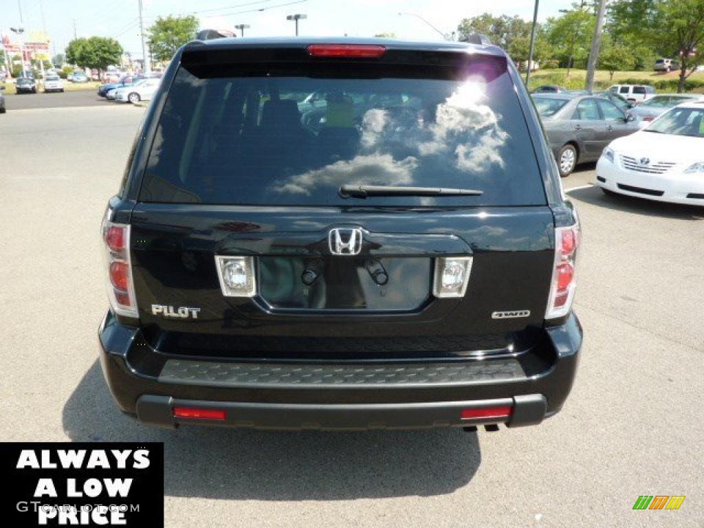 2006 Pilot EX 4WD - Nighthawk Black Pearl / Gray photo #6