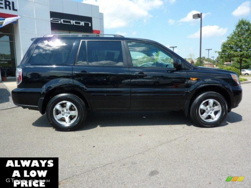 2006 Pilot EX 4WD - Nighthawk Black Pearl / Gray photo #8