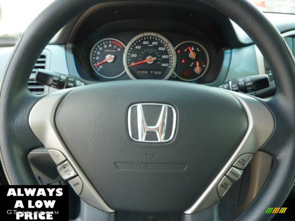 2006 Pilot EX 4WD - Nighthawk Black Pearl / Gray photo #19