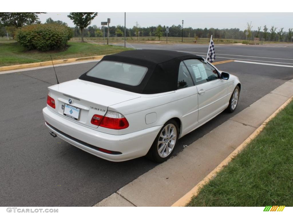 2005 3 Series 330i Convertible - Alpine White / Black photo #6