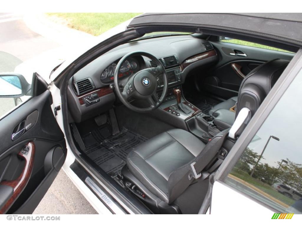 2005 3 Series 330i Convertible - Alpine White / Black photo #14