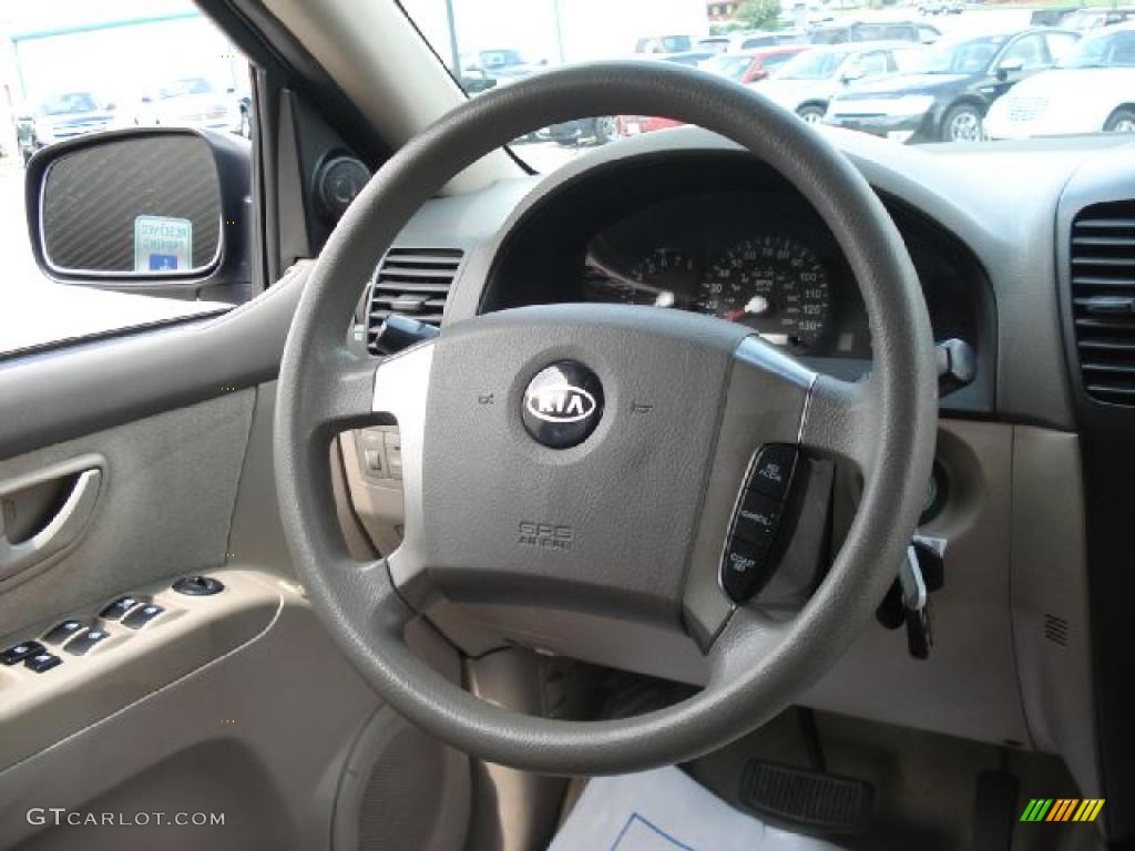 2005 Sorento LX - Ice Blue Metallic / Beige photo #25