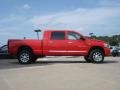 2006 Flame Red Dodge Ram 3500 Laramie Mega Cab 4x4  photo #2