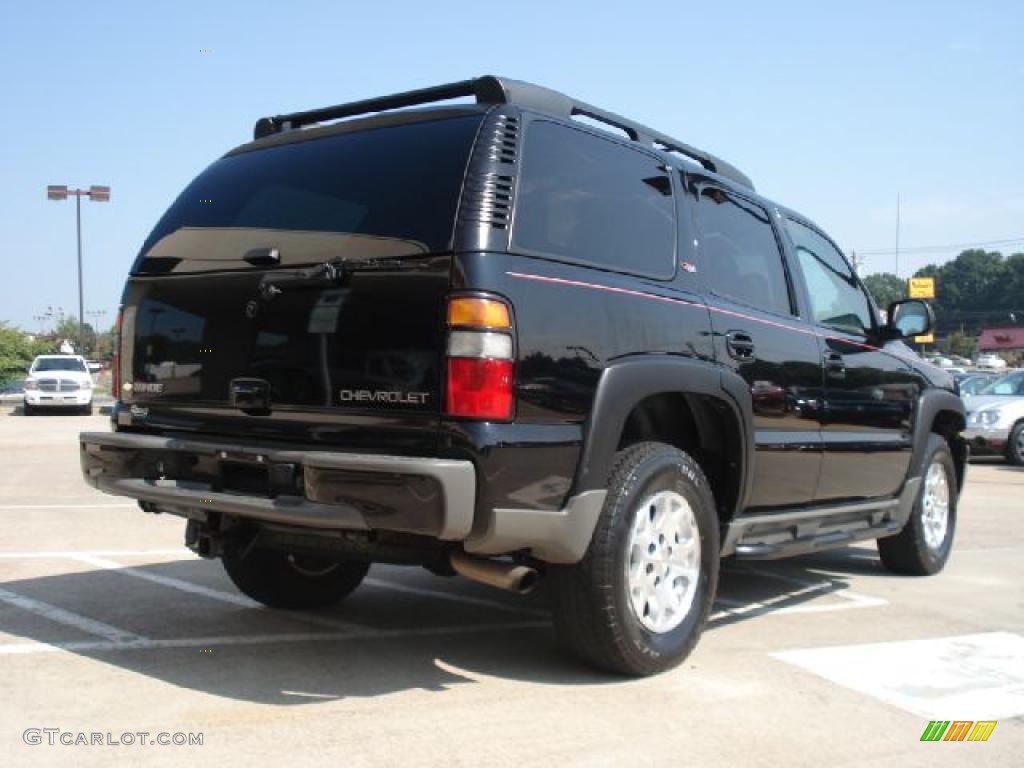 2005 Tahoe Z71 4x4 - Black / Tan/Neutral photo #3