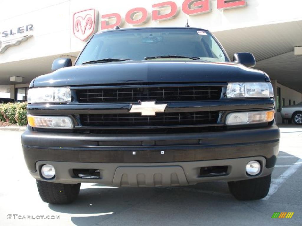 2005 Tahoe Z71 4x4 - Black / Tan/Neutral photo #8