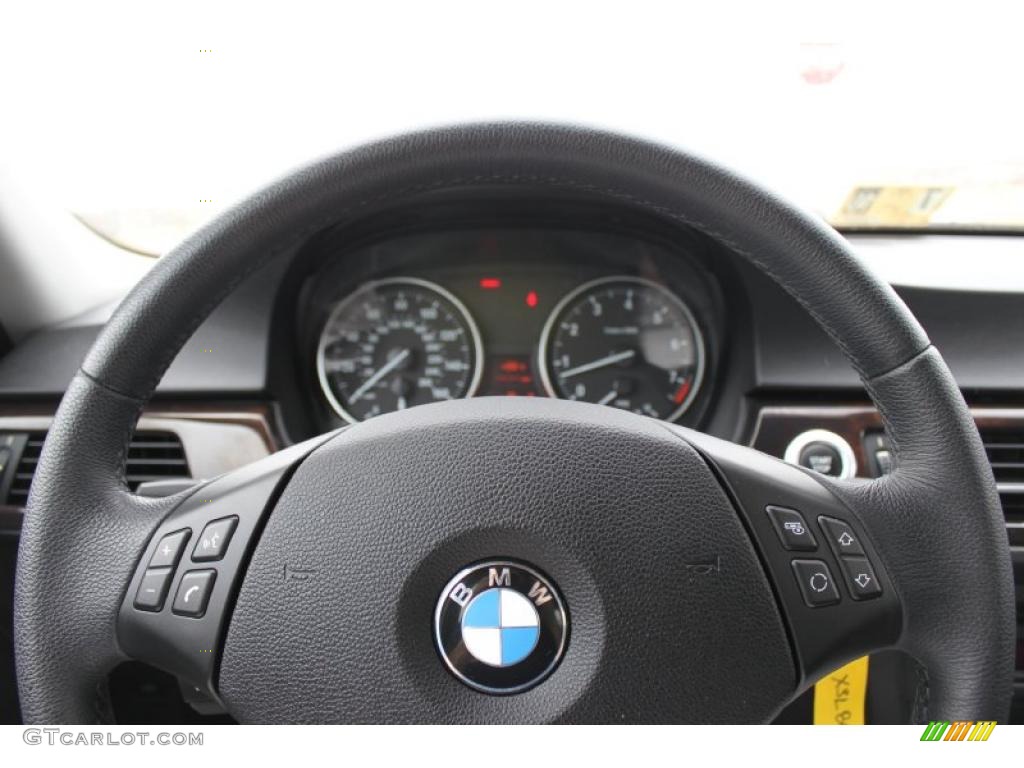 2008 3 Series 328xi Sedan - Jet Black / Black photo #22