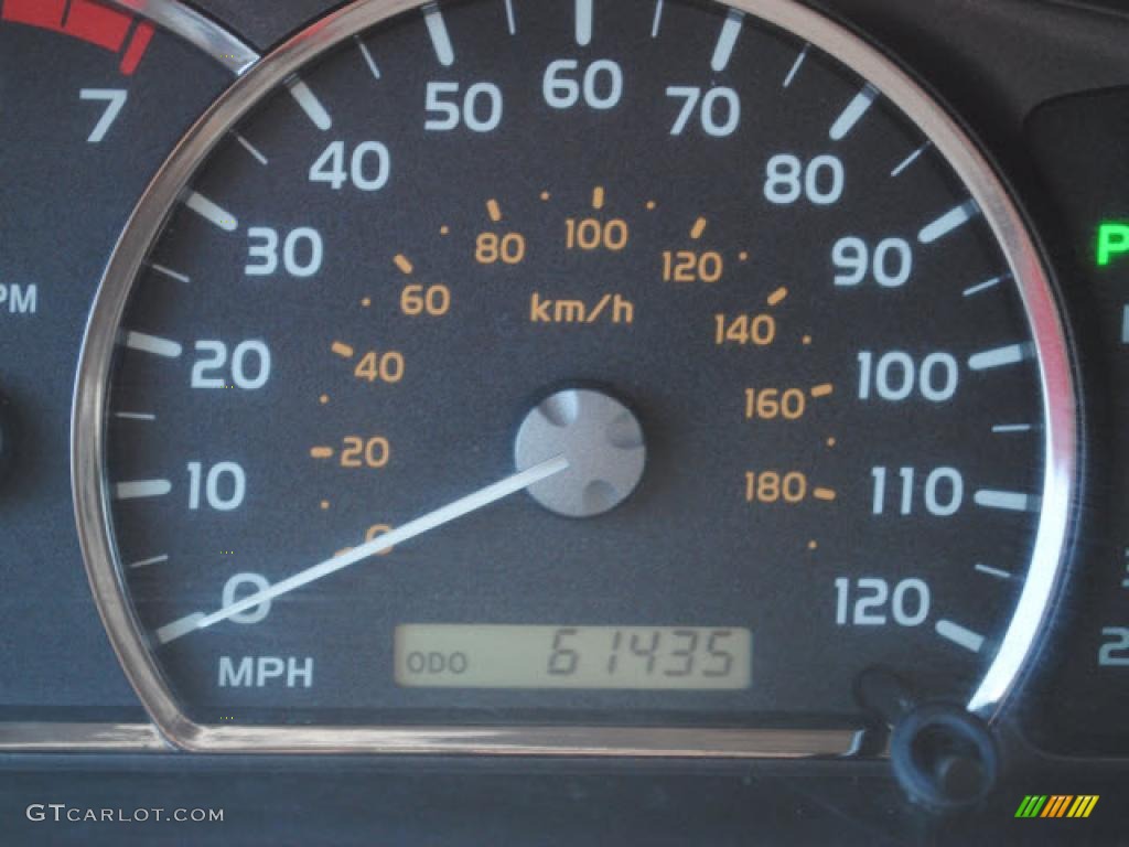 2005 Sequoia SR5 - Blue Steel Metallic / Taupe photo #31