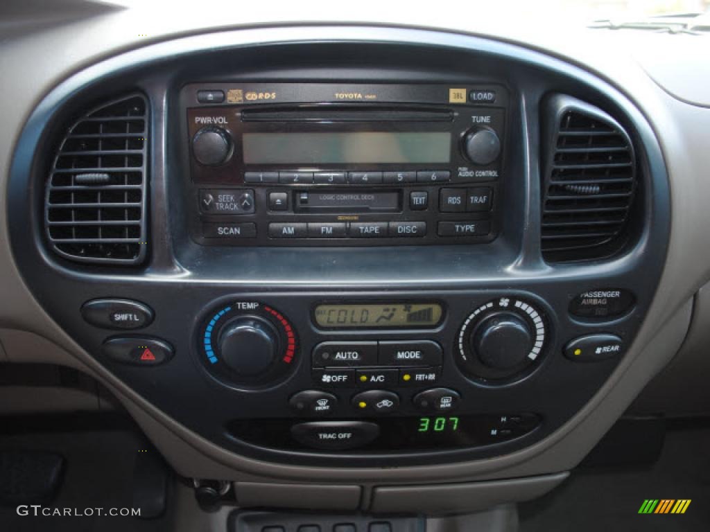 2005 Sequoia SR5 - Blue Steel Metallic / Taupe photo #32