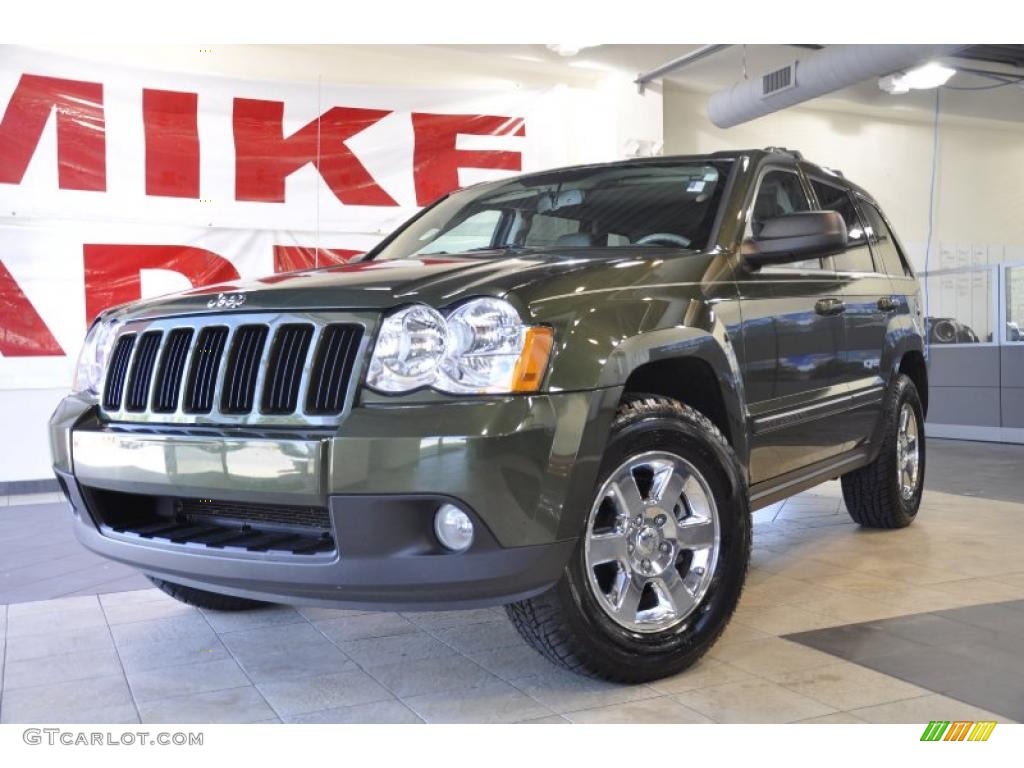 2008 Grand Cherokee Laredo - Jeep Green Metallic / Dark Slate Gray photo #2