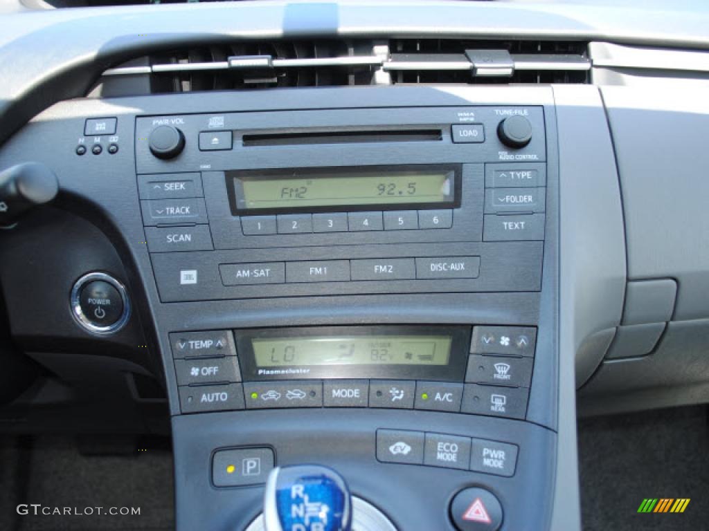 2010 Prius Hybrid II - Black / Dark Gray photo #18