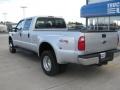 2008 Silver Metallic Ford F350 Super Duty Lariat Crew Cab 4x4 Dually  photo #3