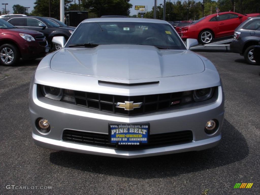 2010 Camaro SS/RS Coupe - Silver Ice Metallic / Black photo #2